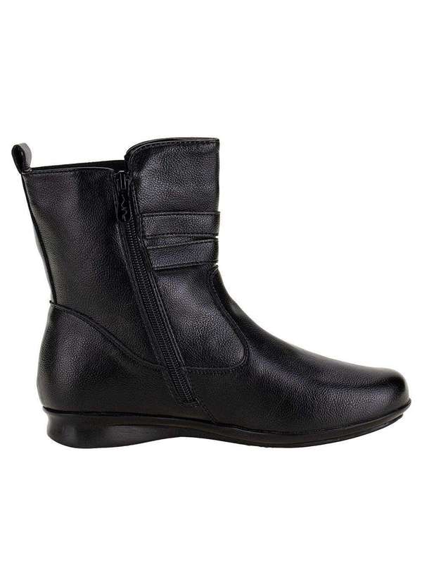 Mooncity - Bota Feminina Cano Baixo Mooncity 71147 - Preto 5