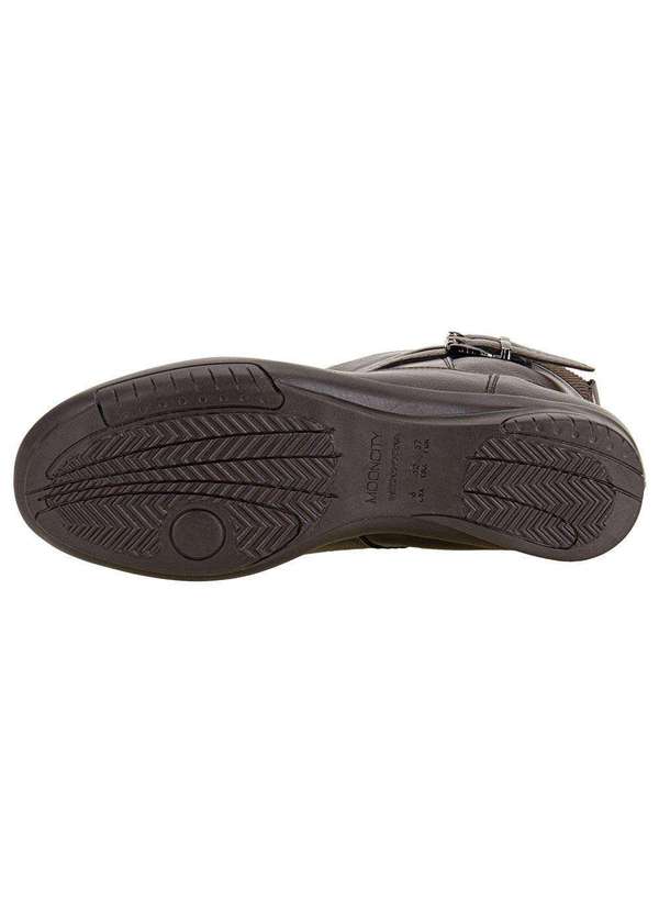 Mooncity - Bota Feminina Cano Baixo Mooncity 71147 - Café 4