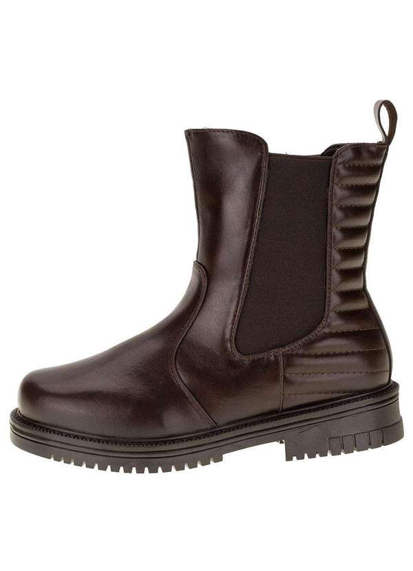 Mooncity - Bota Feminina Cano Baixo Mooncity - 72193 - Café 2