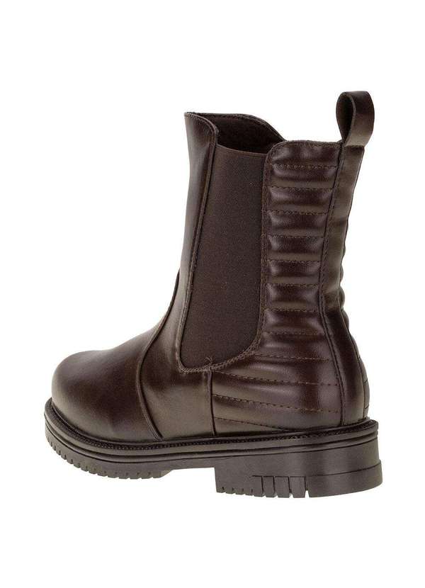 Mooncity - Bota Feminina Cano Baixo Mooncity - 72193 - Café 3