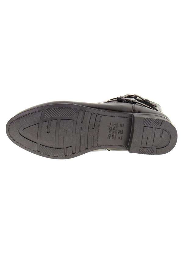 Mooncity - Bota Feminina Cano Baixo Mooncity 72323 - Café 5