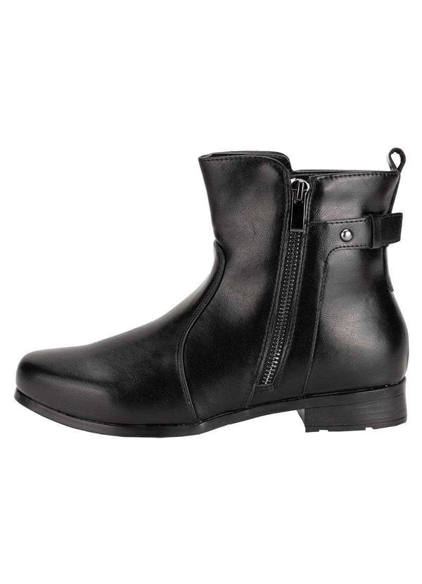 Mooncity - Bota Feminina Cano Baixo Mooncity 72325 - Preto 2