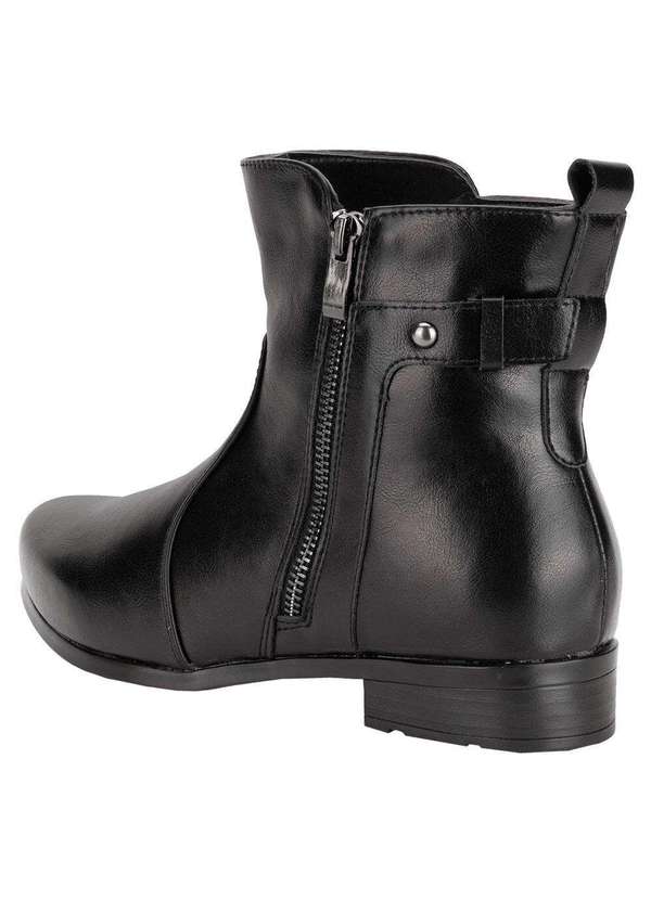 Mooncity - Bota Feminina Cano Baixo Mooncity 72325 - Preto 3