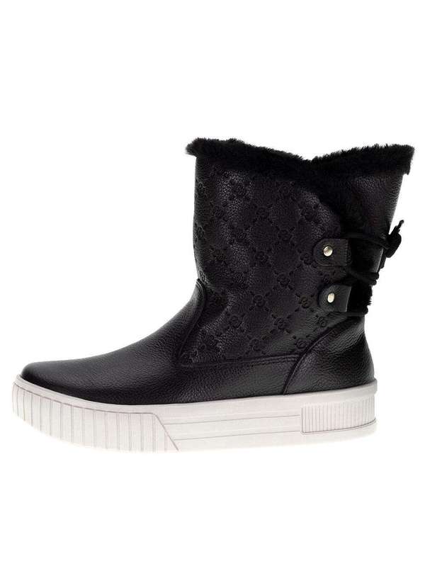 Pegada - Bota Feminina Cano Baixo Pegada 212591 - Preto 2
