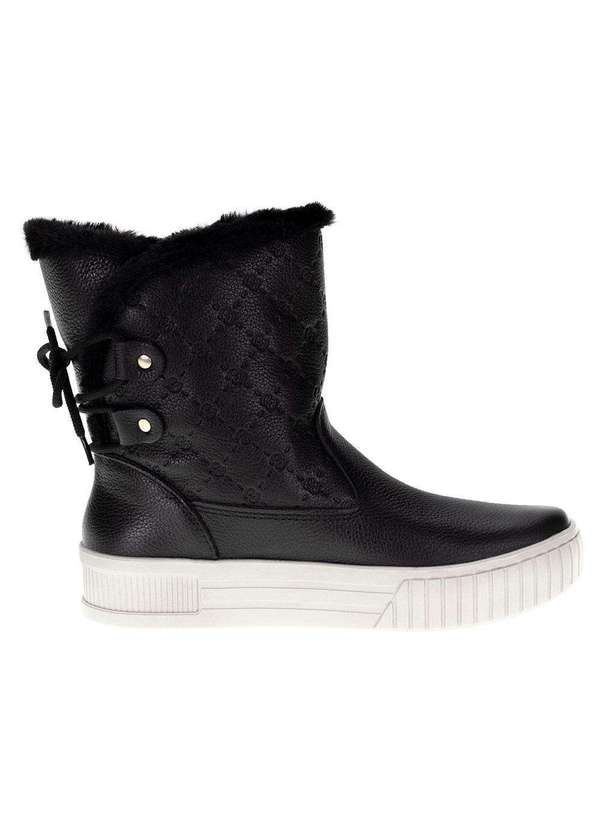 Pegada - Bota Feminina Cano Baixo Pegada 212591 - Preto 5