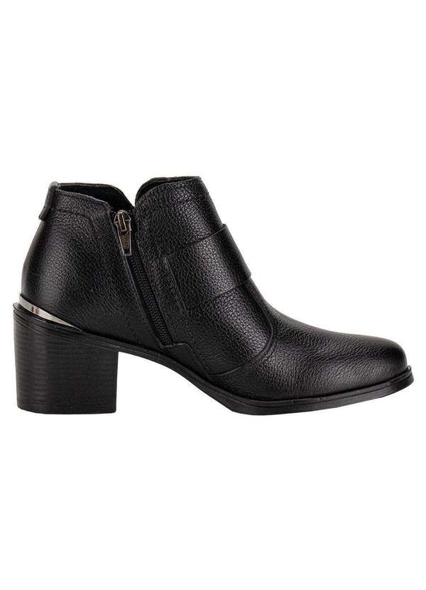 Pegada - Bota Feminina Cano Baixo Pegada 280307 - Preto 3
