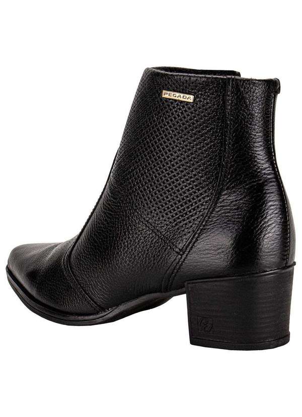 Pegada - Bota Feminina Cano Baixo Pegada 280502 Preto 3