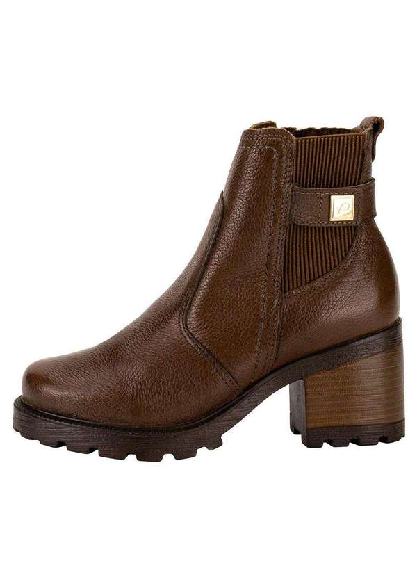Pegada - Bota Feminina Cano Baixo Pegada 281309 Chocolate 2