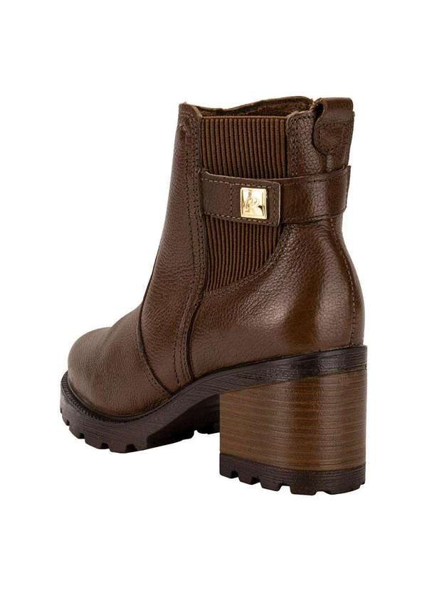 Pegada - Bota Feminina Cano Baixo Pegada 281309 Chocolate 3