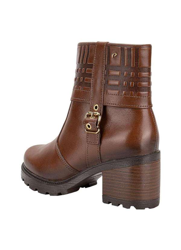 Pegada - Bota Feminina Cano Baixo Pegada 281311 - Camel 3