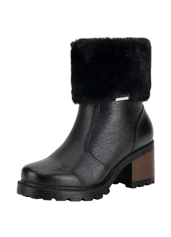 Pegada - Bota Feminina Cano Baixo Pegada 281328 Preto