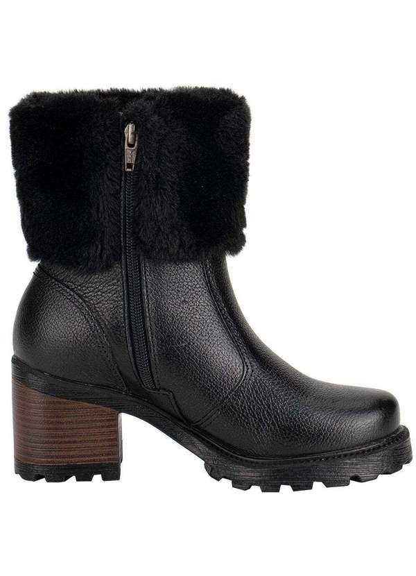 Pegada - Bota Feminina Cano Baixo Pegada 281328 Preto 5