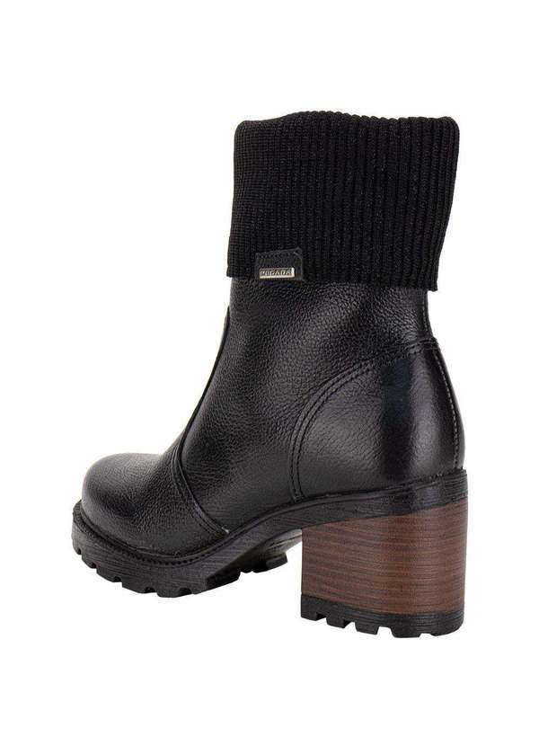 Pegada - Bota Feminina Cano Baixo Pegada 281328 Preto 01 3