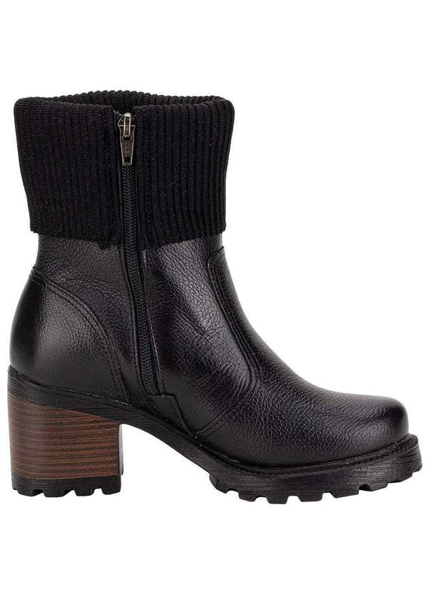 Pegada - Bota Feminina Cano Baixo Pegada 281328 Preto 01 5