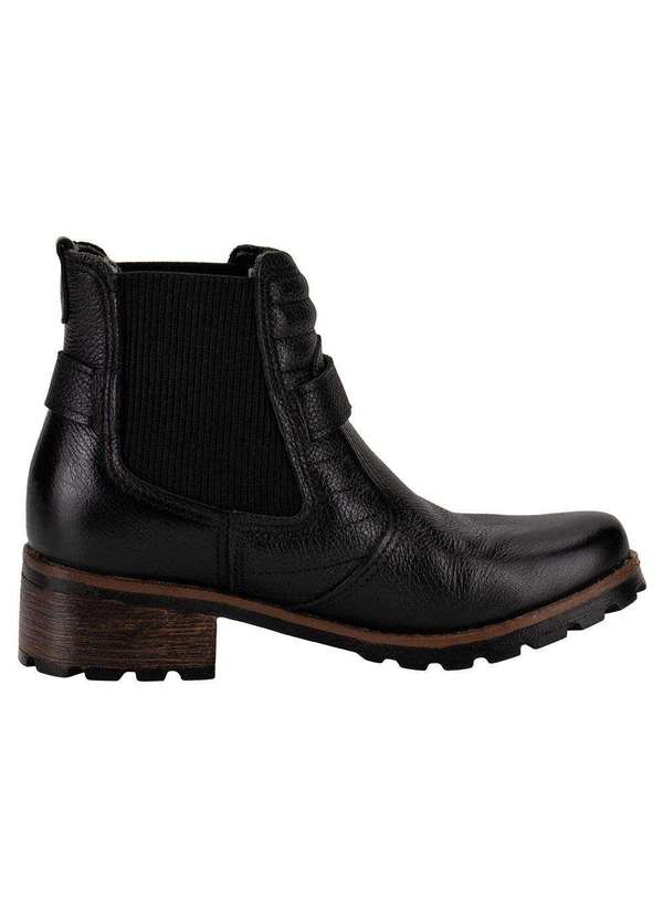 Pegada - Bota Feminina Cano Baixo Pegada 281412 - Preto 5