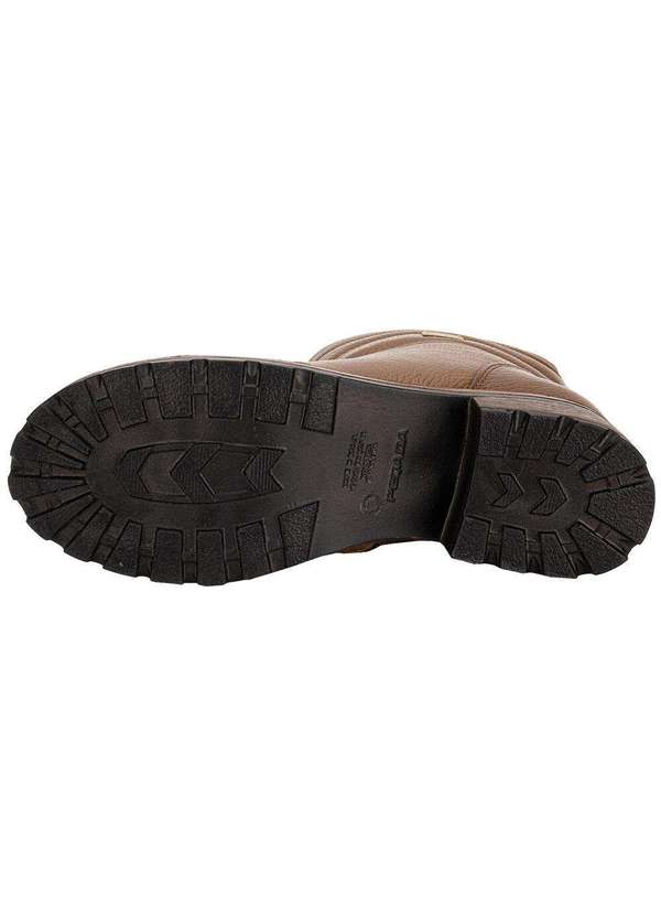 Pegada - Bota Feminina Cano Baixo Pegada 281417 Chocolate 4