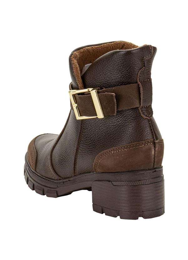Pegada - Bota Feminina Cano Baixo Pegada 281810 - Chocolate 3