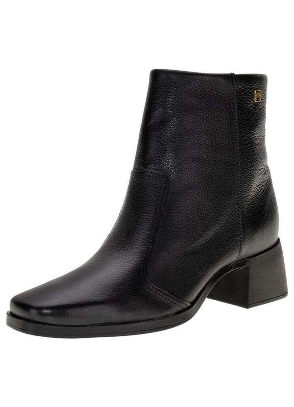 Pegada - Bota Feminina Cano Baixo Pegada 282301 - Preto