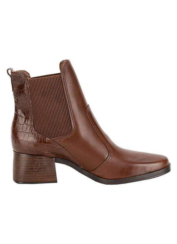 Pegada - Bota Feminina Cano Baixo Pegada 282351 - Chocolate 5