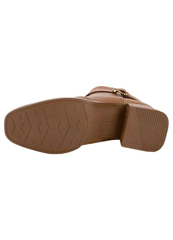 Pegada - Bota Feminina Cano Baixo Pegada 282353 Caramelo 4