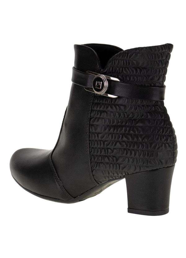 Piccadilly - Bota Feminina Cano Baixo Piccadilly - 110146 - Preto 3