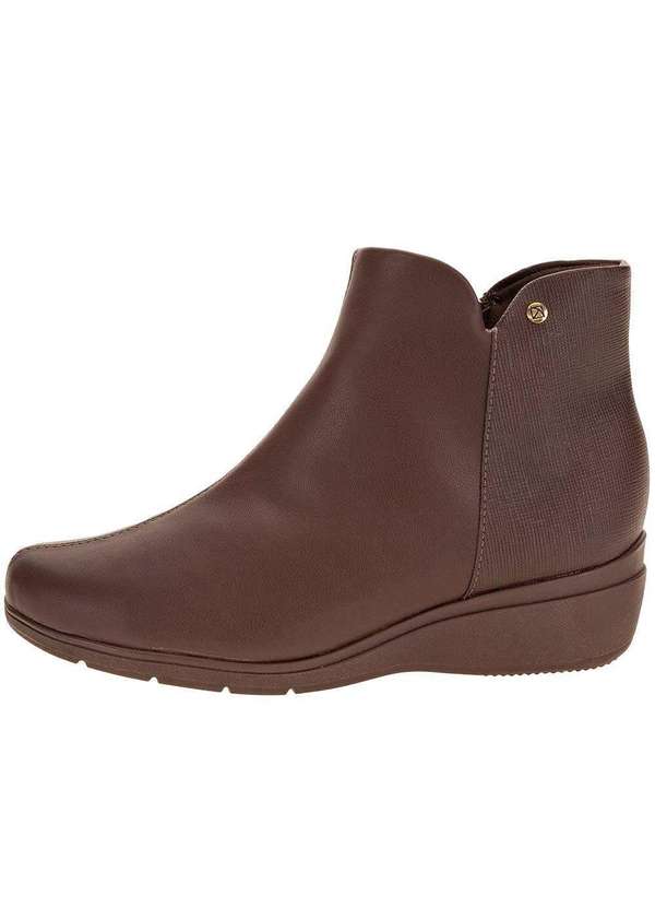 Piccadilly - Bota Feminina Cano Baixo Piccadilly - 117089 - Café 2