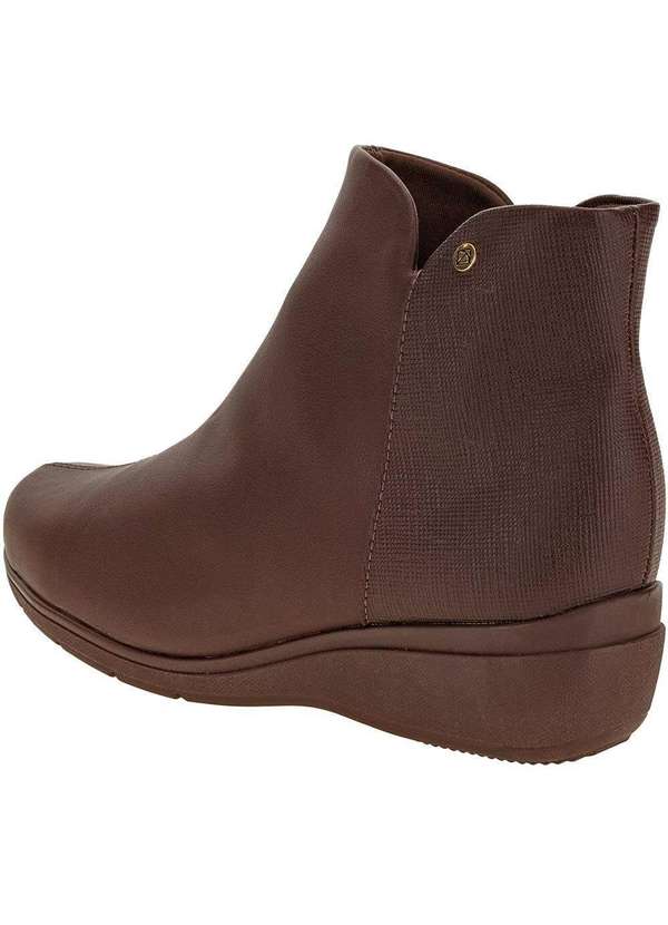 Piccadilly - Bota Feminina Cano Baixo Piccadilly - 117089 - Café 3