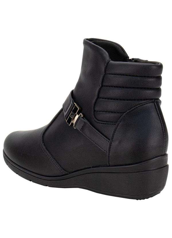 Piccadilly - Bota Feminina Cano Baixo Piccadilly 117106 Preto 3