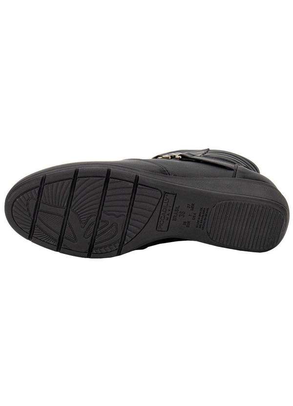 Piccadilly - Bota Feminina Cano Baixo Piccadilly 117106 Preto 4