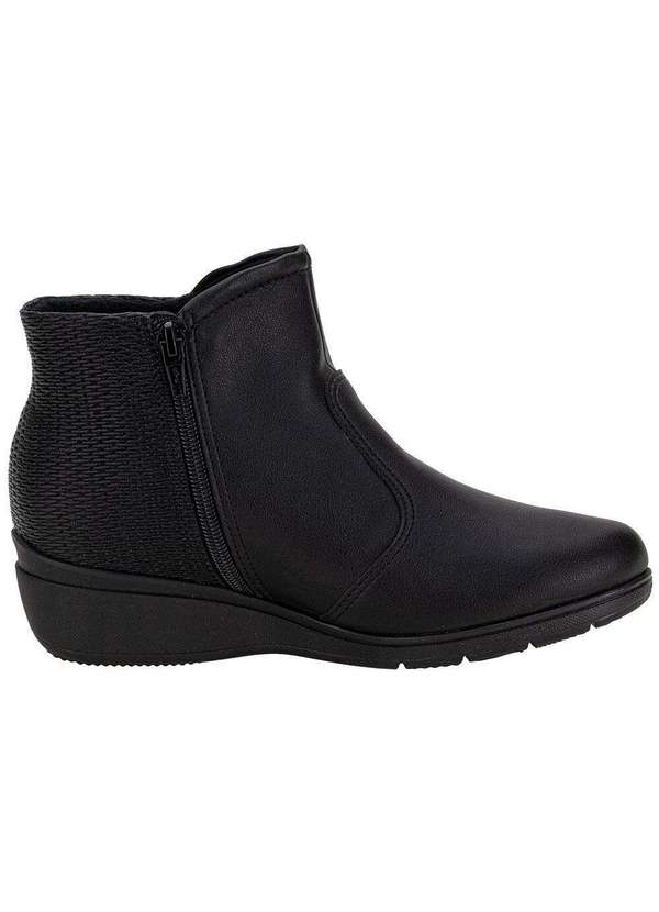 Piccadilly - Bota Feminina Cano Baixo Piccadilly 117120 Preto 5