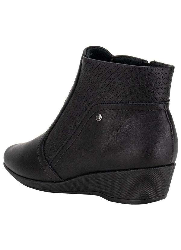 Piccadilly - Bota Feminina Cano Baixo Piccadilly 143218 Preto 3