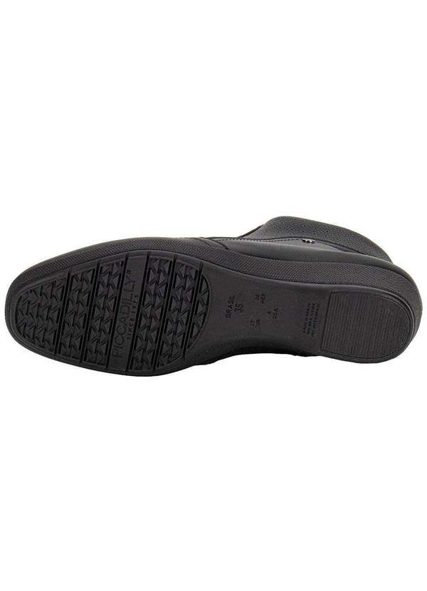 Piccadilly - Bota Feminina Cano Baixo Piccadilly 143218 Preto 4