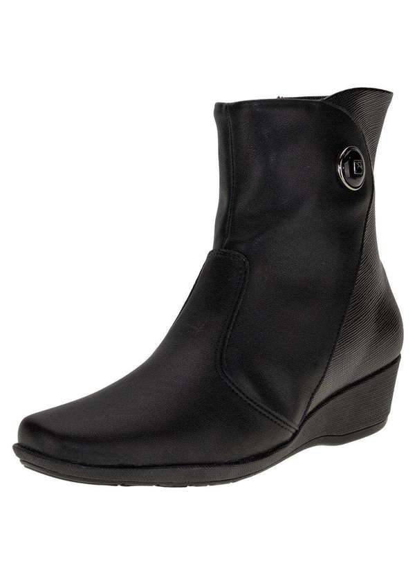 Piccadilly - Bota Feminina Cano Baixo Piccadilly 143219 - Preto