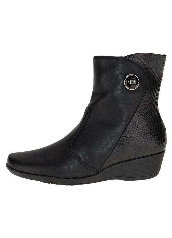 Piccadilly - Bota Feminina Cano Baixo Piccadilly 143219 - Preto 2