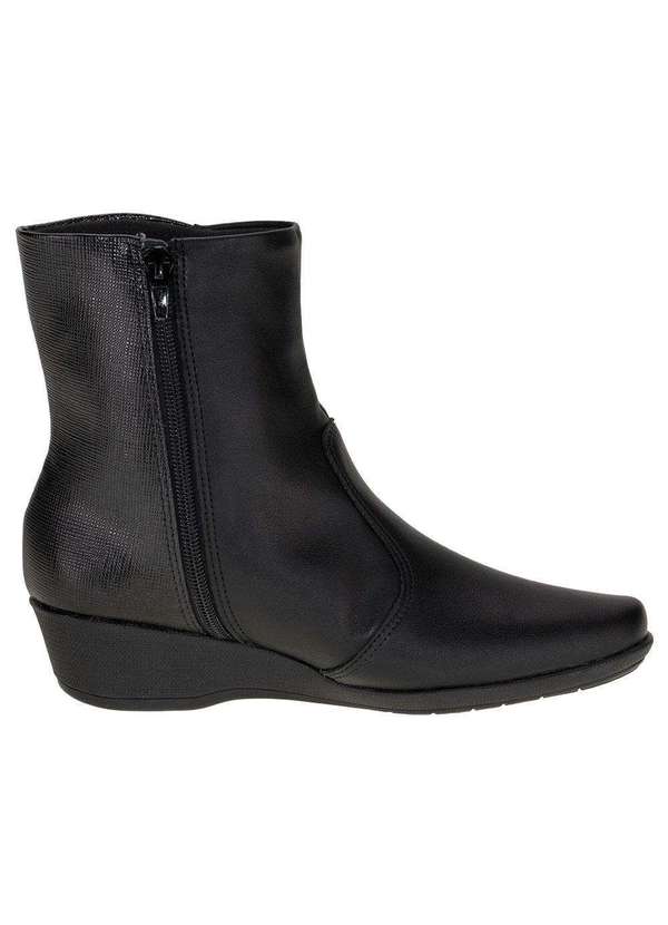 Piccadilly - Bota Feminina Cano Baixo Piccadilly 143219 - Preto 5
