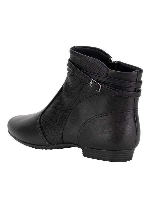 Piccadilly - Bota Feminina Cano Baixo Piccadilly 250241 - Preto 3