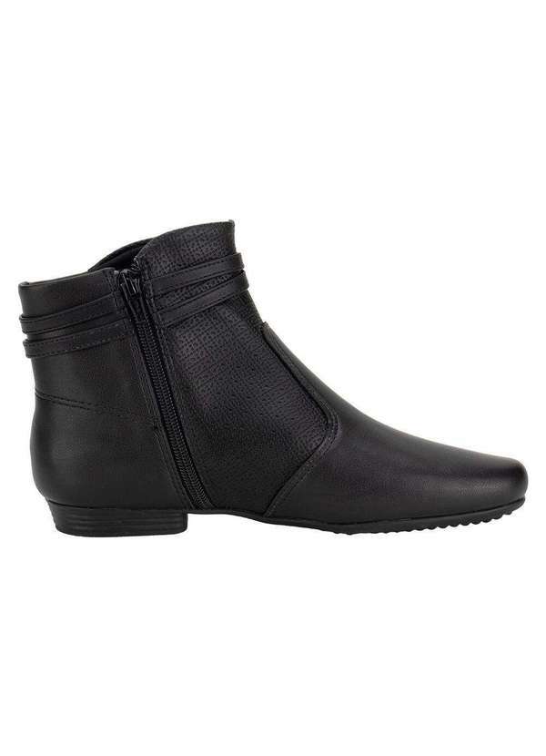 Piccadilly - Bota Feminina Cano Baixo Piccadilly 250241 - Preto 4