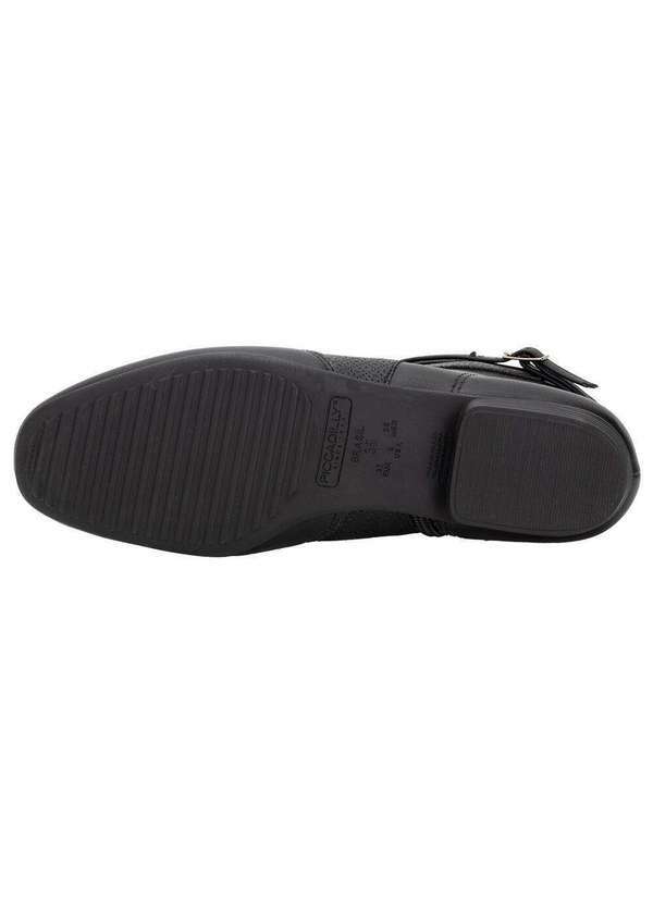 Piccadilly - Bota Feminina Cano Baixo Piccadilly 250241 - Preto 5