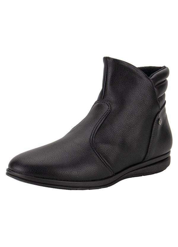Piccadilly - Bota Feminina Cano Baixo Piccadilly - 261023 - Preto 01