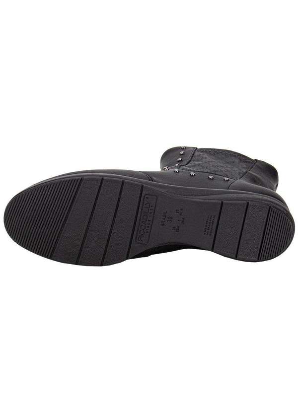 Piccadilly - Bota Feminina Cano Baixo Piccadilly 261036 Preto 4