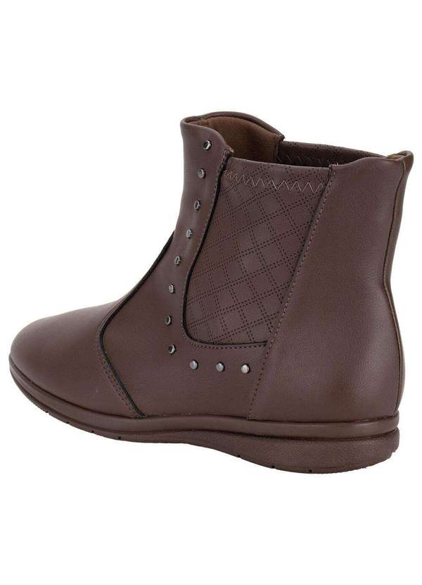 Piccadilly - Bota Feminina Cano Baixo Piccadilly 261036 Marrom 3