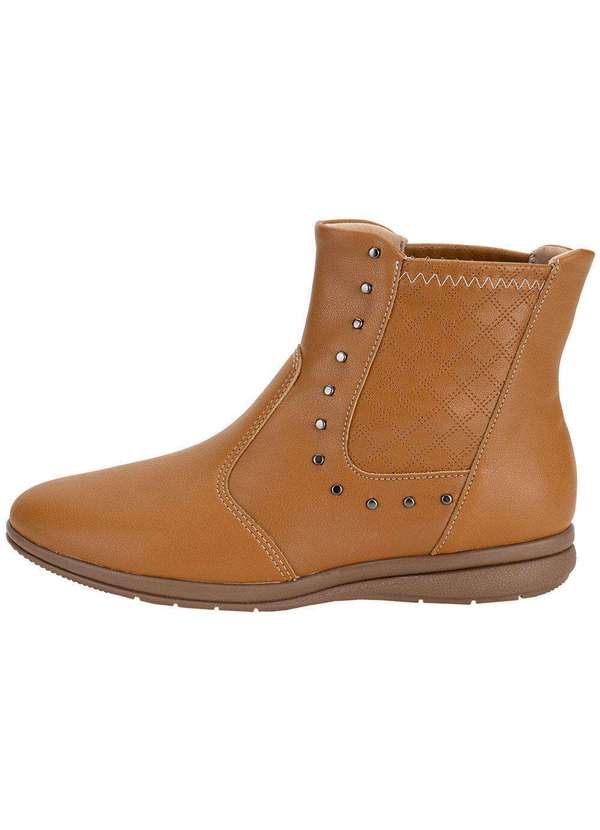 Piccadilly - Bota Feminina Cano Baixo Piccadilly 261036 Caramelo 2
