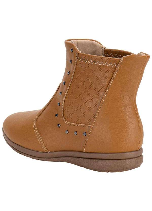 Piccadilly - Bota Feminina Cano Baixo Piccadilly 261036 Caramelo 3