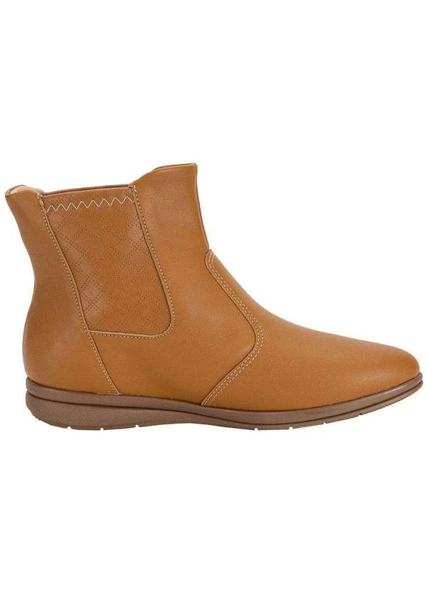 Piccadilly - Bota Feminina Cano Baixo Piccadilly 261036 Caramelo 5