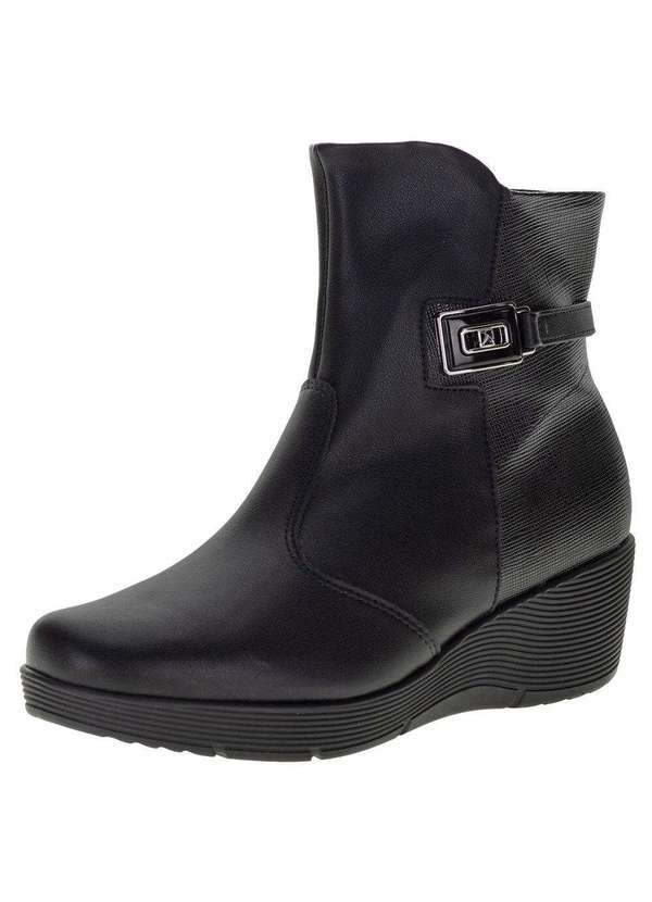 Piccadilly - Bota Feminina Cano Baixo Piccadilly - 271006 - Preto