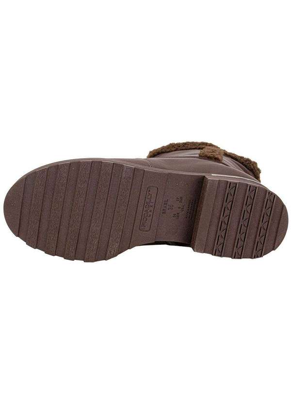 Piccadilly - Bota Feminina Cano Baixo Piccadilly 735034 Café 4