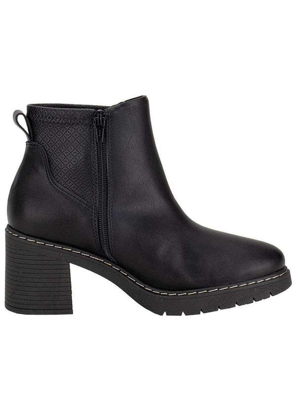 Piccadilly - Bota Feminina Cano Baixo Piccadilly 769001 Preto 4
