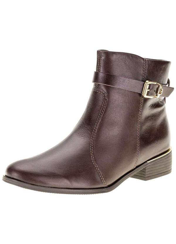 Ramarim - Bota Feminina Cano Baixo Ramarim 2453104 - Café 1