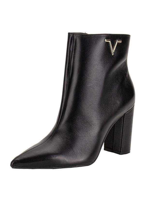Via Marte - Bota Feminina Cano Baixo Via Marte 063012 - Preto