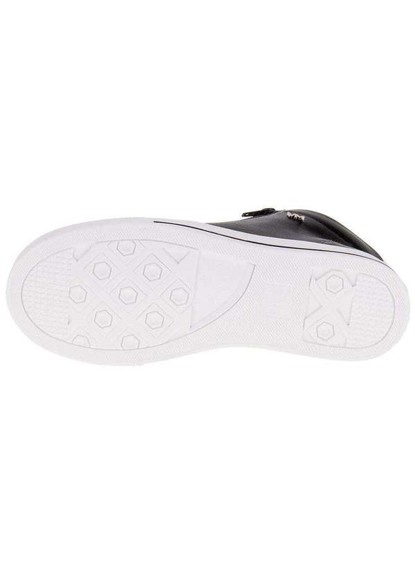 Via Marte - Bota Feminina Cano Baixo Via Marte - 211848 - Preto/Bege 4